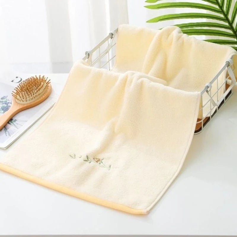 Absorbent Bamboo Fiber Towel for Adults, Household Hand Towel, Cotton, 78x39cm - Julia M LifeStyles