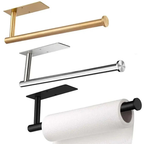 Adhesive Stainless Steel Paper Towel Holder - Julia M LifeStyles