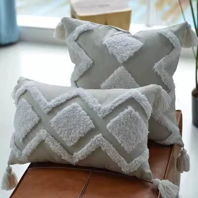 Affordable Luxury Style Tassel Bohemia B & B Living Room Pillow - Julia M LifeStyles