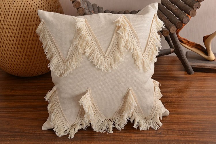 Affordable Luxury Style Tassel Bohemia B & B Living Room Pillow - Julia M LifeStyles