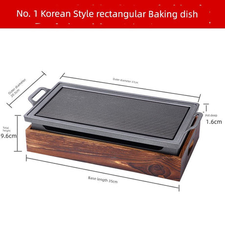 Aluminum Alloy Korean Style Restaurant Charcoal Insulated Barbecue Grill - Julia M LifeStyles