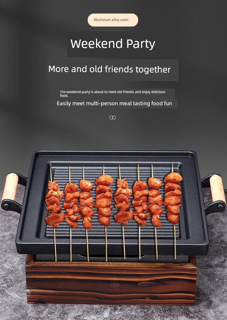 Aluminum Alloy Korean Style Restaurant Charcoal Insulated Barbecue Grill - Julia M LifeStyles