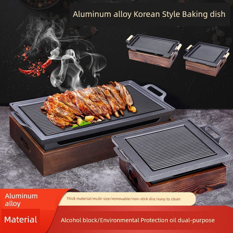 Aluminum Alloy Korean Style Restaurant Charcoal Insulated Barbecue Grill - Julia M LifeStyles