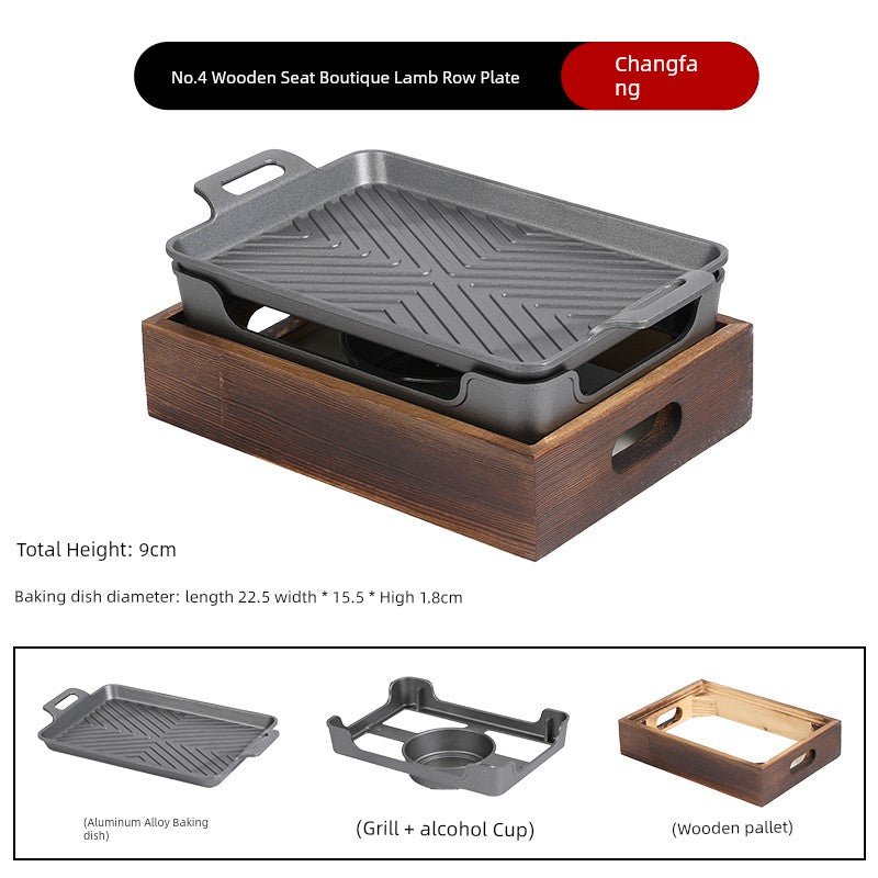 Aluminum Alloy Korean Style Restaurant Charcoal Insulated Barbecue Grill - Julia M LifeStyles