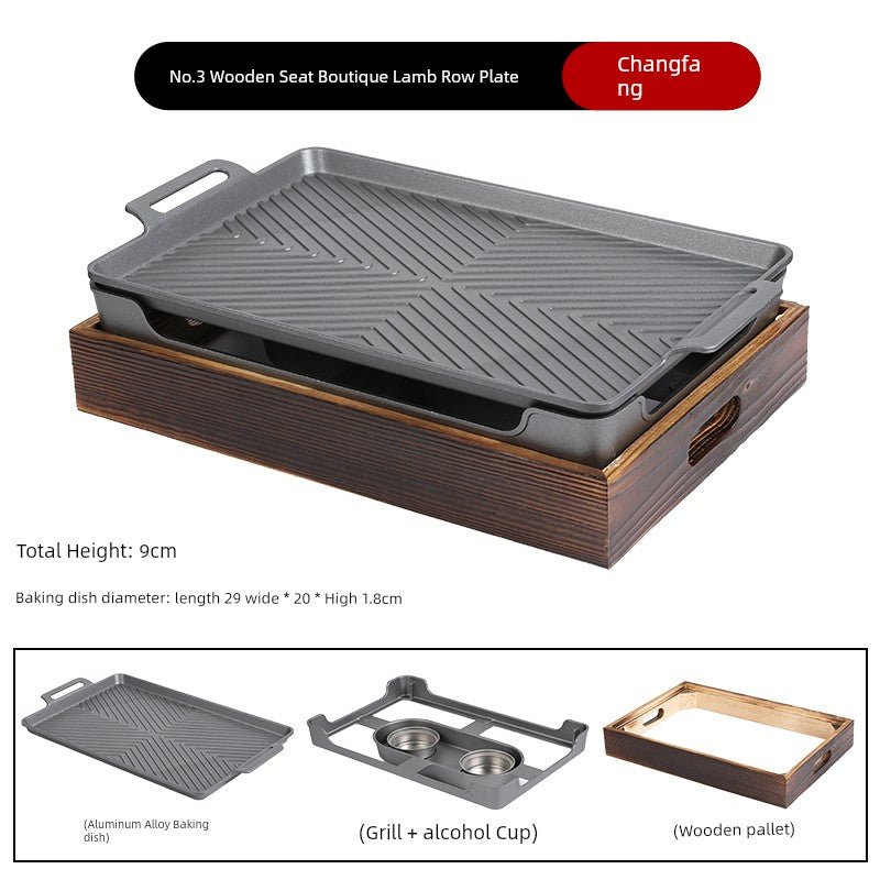 Aluminum Alloy Korean Style Restaurant Charcoal Insulated Barbecue Grill - Julia M LifeStyles