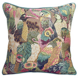 American Jungle Velvet Cushion Cover by Meow Sauce Home - Julia M LifeStyles