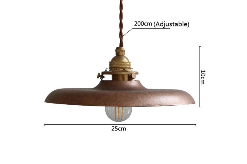 American Loft Retro Pendant Lamp Suspension Luminaire Iron Old Hanging Light For Kitchen Island Living Room Bar Home Decorations - Julia M LifeStyles