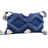 Tassel Embroidered Cotton Cushion Cover for Mediterranean-Inspired Home Decor - Julia M LifeStyles