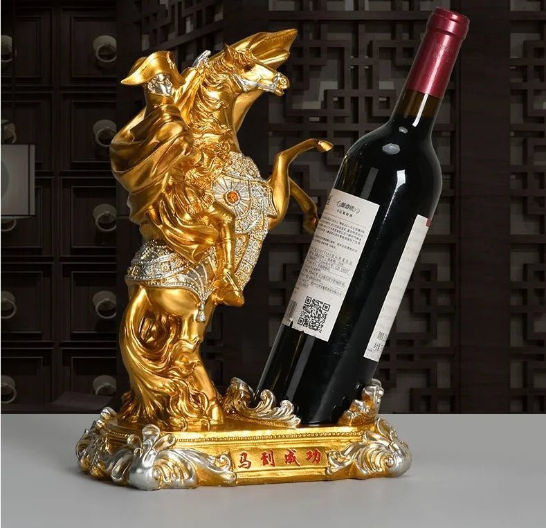 Creative Horse Sculpture Wine Rack for Home Décor and Gifts - Julia M LifeStyles