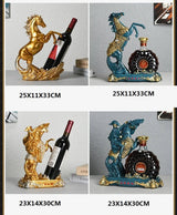 Creative Horse Sculpture Wine Rack for Home Décor and Gifts - Julia M LifeStyles