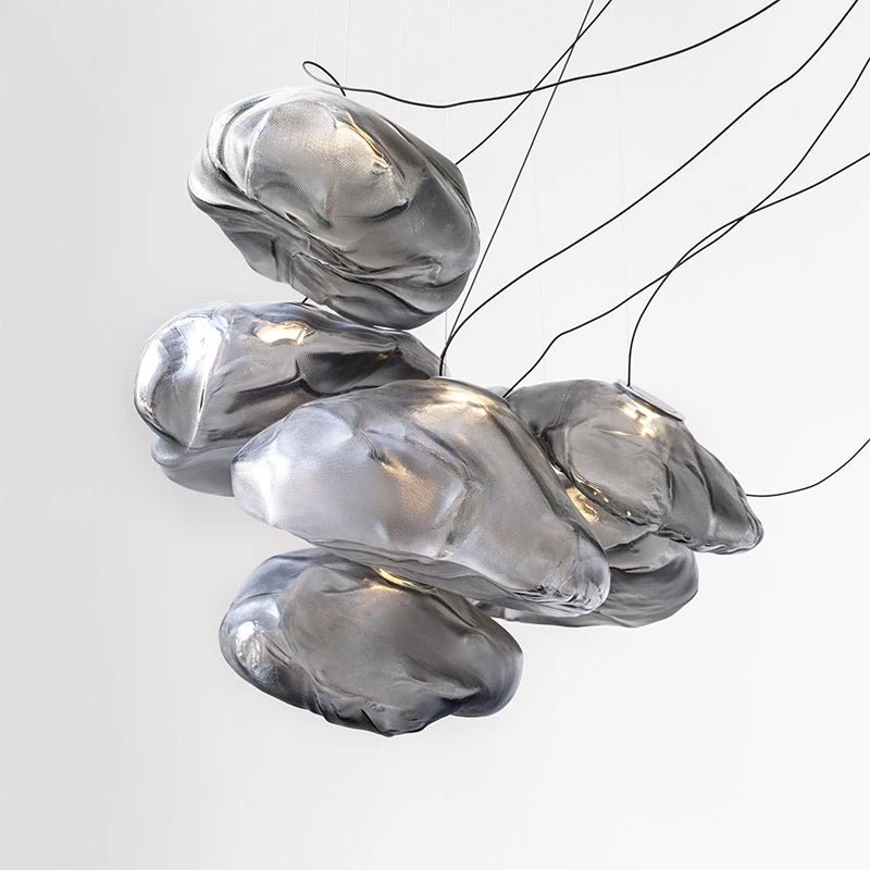 Nordic Glass Pendant Lamp - Art Cloud Design Chandelier - Julia M LifeStyles