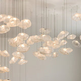 Art Cloud Design Chandelier Nordic Glass Hanging Light Indoor High - Quality Droplight Parlor Bedroom Dining Cafe Bar Pendant Lamp - Julia M LifeStyles