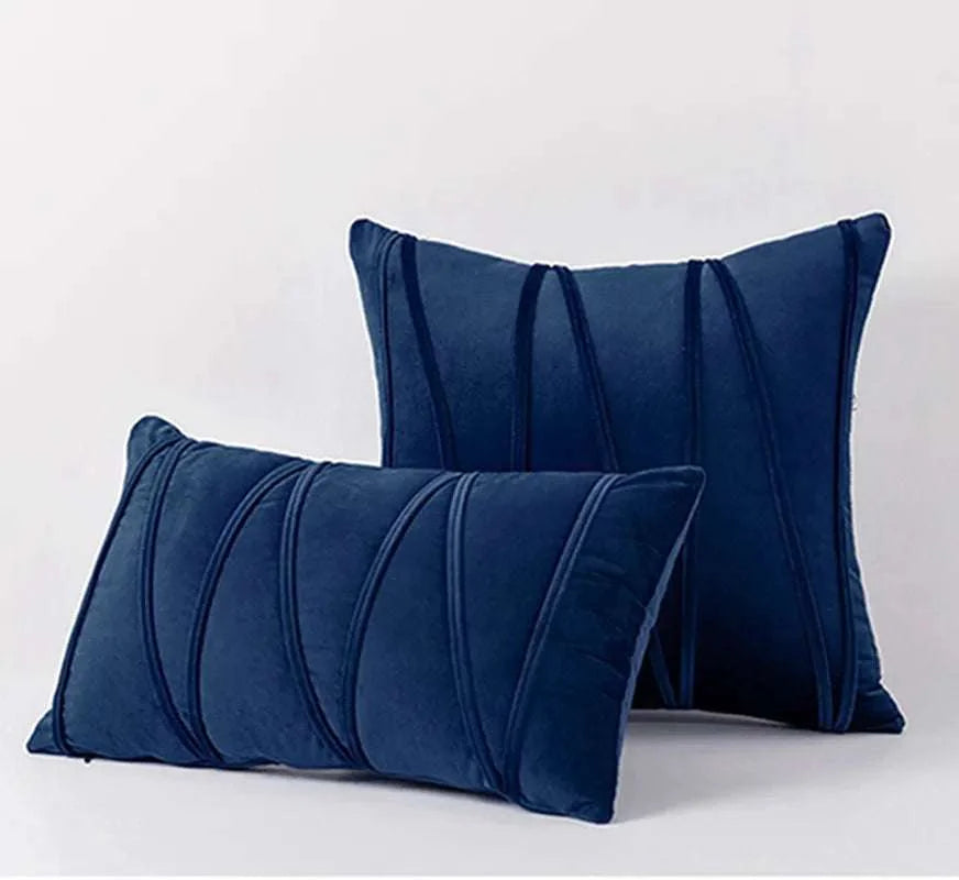 Art Velvet Cushion Cover - Vibrant Solid Colors velvet pillow covers Julia M Home & Kitchen   