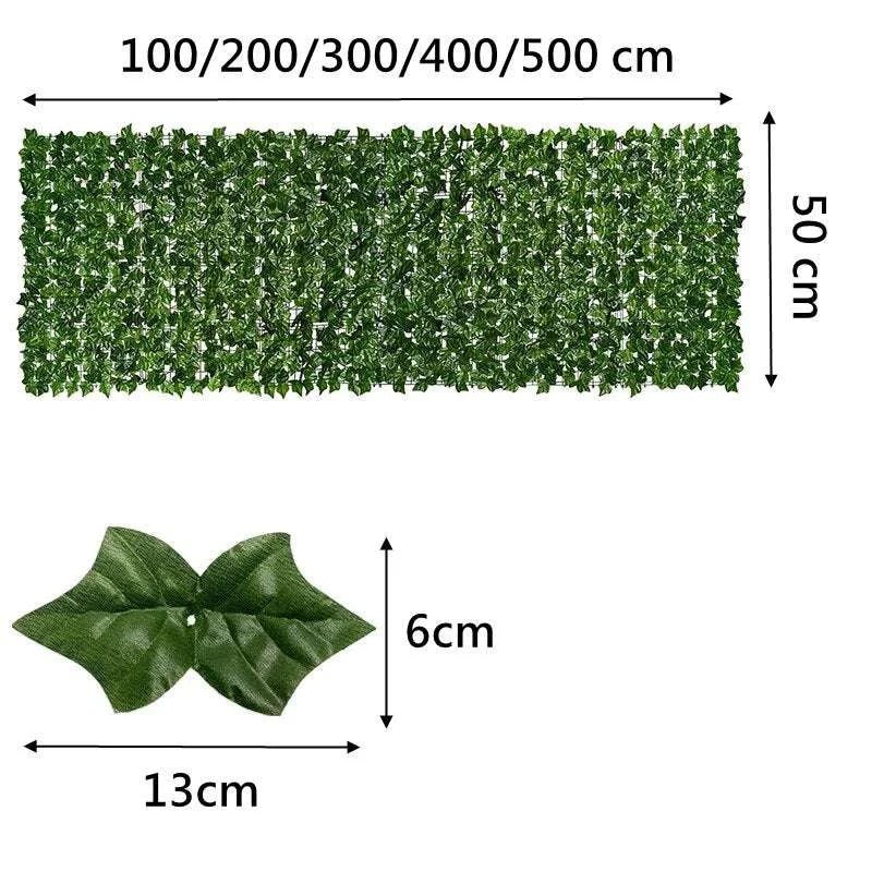 Artificial Leaf Privacy Fence - Julia M LifeStyles