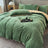 Autumn And Winter Granular Velvet Warm Bed Four Piece Set Duvet Cover Bed Sheet And Pillowcase - Julia M LifeStyles