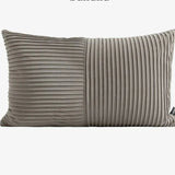 Modern Minimalist Gray Geometric Jacquard Pillow Cover - Julia M LifeStyles