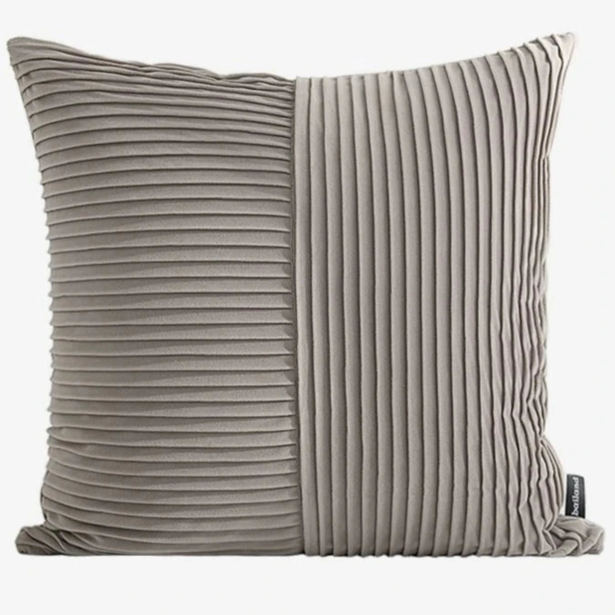 Modern Minimalist Gray Geometric Jacquard Pillow Cover - Julia M LifeStyles