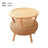 Balcony rattan chair tatami mat single with rattan solid wood for shoe stool living room adult casual - Julia M LifeStyles