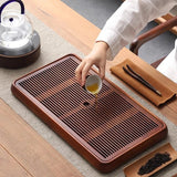 Bamboo Coffee Teapot Tray Set 🎍 - Julia M LifeStyles