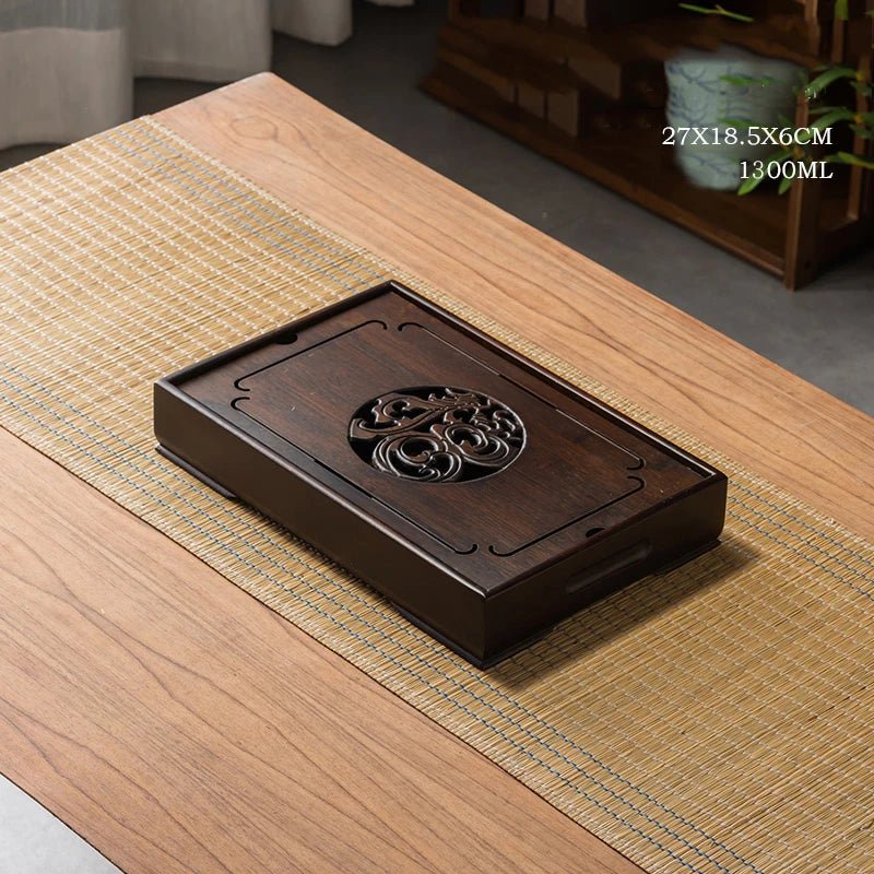 Bamboo Coffee Teapot Tray Set 🎍 - Julia M LifeStyles