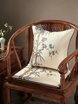 Bamboo Plum Bossom Embroidered Cushion Cover - Julia M LifeStyles