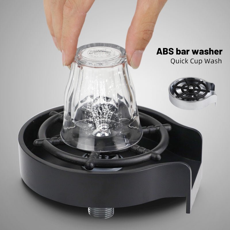 Bar Counter Cup Washer Sink High-pressure Spray Automatic Faucet Coffee Pitcher Wash Cup Tool Kitchen - Julia M LifeStyles