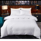 Barcaton Elegant Four - Piece White Hotel Suite Bedding Set - Julia M LifeStyles