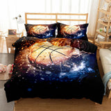 Basketball Printed Duvet Cover Set - 3 pcs of Quality Bed Linen - Julia M LifeStyles