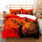 Basketball Printed Duvet Cover Set - 3 pcs of Quality Bed Linen - Julia M LifeStyles