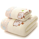 Plus Size Soft and Absorbent Cartoon Bath Towel Set - Julia M LifeStyles