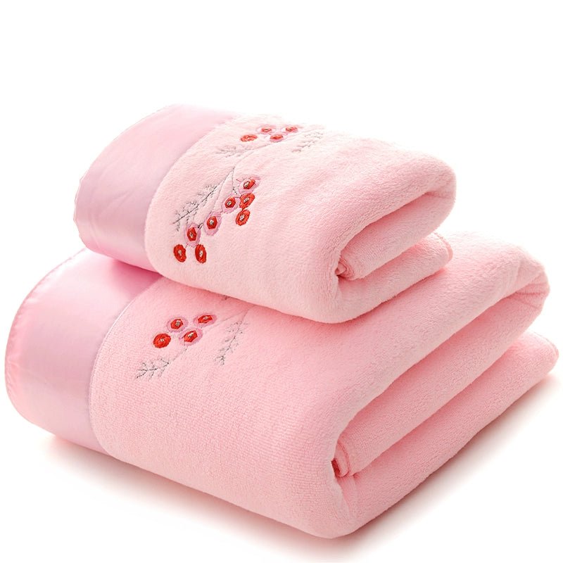 Bath Towel Towel Set Adult Female Chest Wrap plus Size Thickening Is Stronger than Pure Cotton Soft Kids Absorbent Cute Cartoon Korean - Julia M LifeStyles