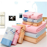 Plus Size Soft and Absorbent Cartoon Bath Towel Set - Julia M LifeStyles