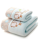 Plus Size Soft and Absorbent Cartoon Bath Towel Set - Julia M LifeStyles