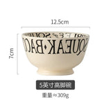 [Beautiful Style for Wife of Shop Owner] Ins Style Letter Roman Impression French Mug Coffee Cup Water Cup - Julia M LifeStyles