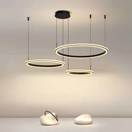 Black LED Chandelier - Dimmable - Julia M LifeStyles