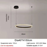 Black LED Chandelier - Dimmable - Julia M LifeStyles