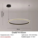 Black LED Chandelier - Dimmable - Julia M LifeStyles