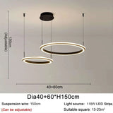 Black LED Chandelier - Dimmable - Julia M LifeStyles