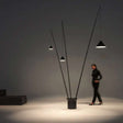 Black Metal Minimalist Italian Lantern Floor Lamp - Julia M LifeStyles