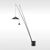 Black Metal Minimalist Italian Lantern Floor Lamp - Julia M LifeStyles