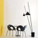 Black Metal Minimalist Italian Lantern Floor Lamp - Julia M LifeStyles