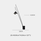 Black Metal Minimalist Italian Lantern Floor Lamp - Julia M LifeStyles