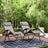 Black Zero Gravity Chair Lounger Set - Julia M LifeStyles