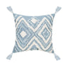 Blue Geometric Tufted Bohemian Pillow Covers Tassels Lengthen Bedroom Sofa Pillow Case For Living Room Sofa Home Decoration - Julia M LifeStyles