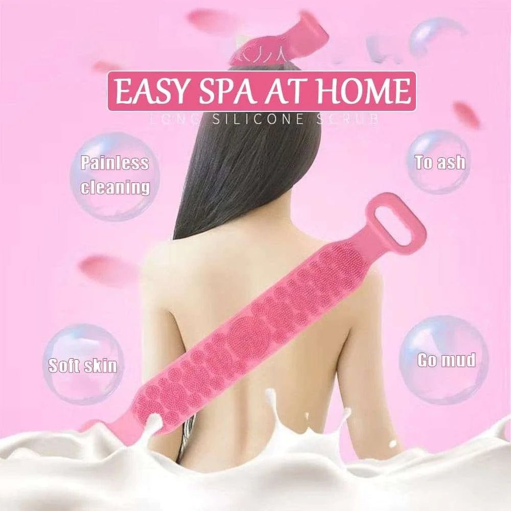 Body Silicone Brush Scrub Body Exfoliating Sponge - Julia M LifeStyles