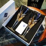 Bohemia Crystal Glass Wine & Whiskey Glasses — Elegant Couple's Gift - Julia M LifeStyles