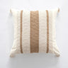 Bohemian Linen Fringed Throw Pillow Cover – Embroidered Decorative Cushion - Julia M LifeStyles