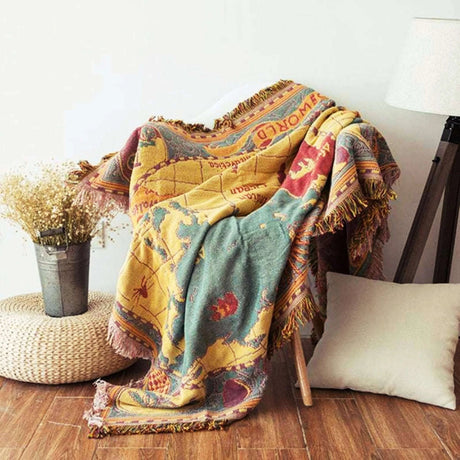 Boho Chic Cotton Blanket - Julia M LifeStyles