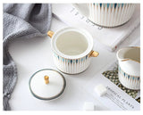 British Afternoon Tea Cup Tea Set Accessible Luxury European - Style High - End Bone China Teapot Luxury Ceramic Coffee Cup Gift Box - Julia M LifeStyles