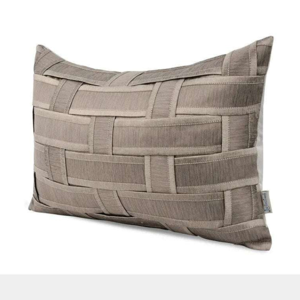 Brown Striped Knitted Cushion Cover - Elegant Home Decor - Julia M LifeStyles